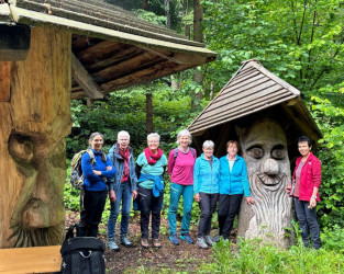 KAC Altach - Wanderung mit Martina Schuster von Bendern über Schellenberg nach Nofels