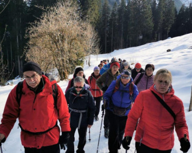 KAC Dornbirn - Winterwanderung zur Bergkristallhütte (Au)
