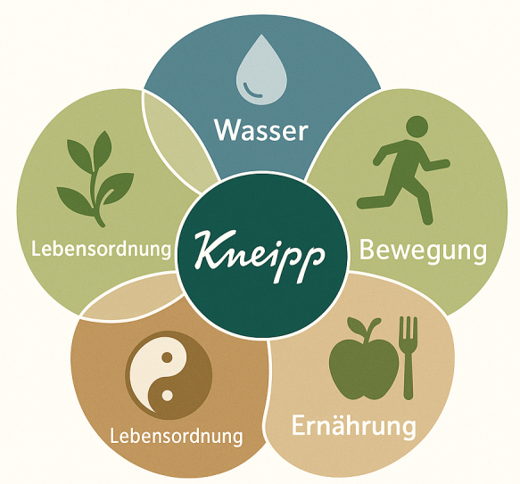 Referenten für die 5 Säulen nach Sebastian Kneipp