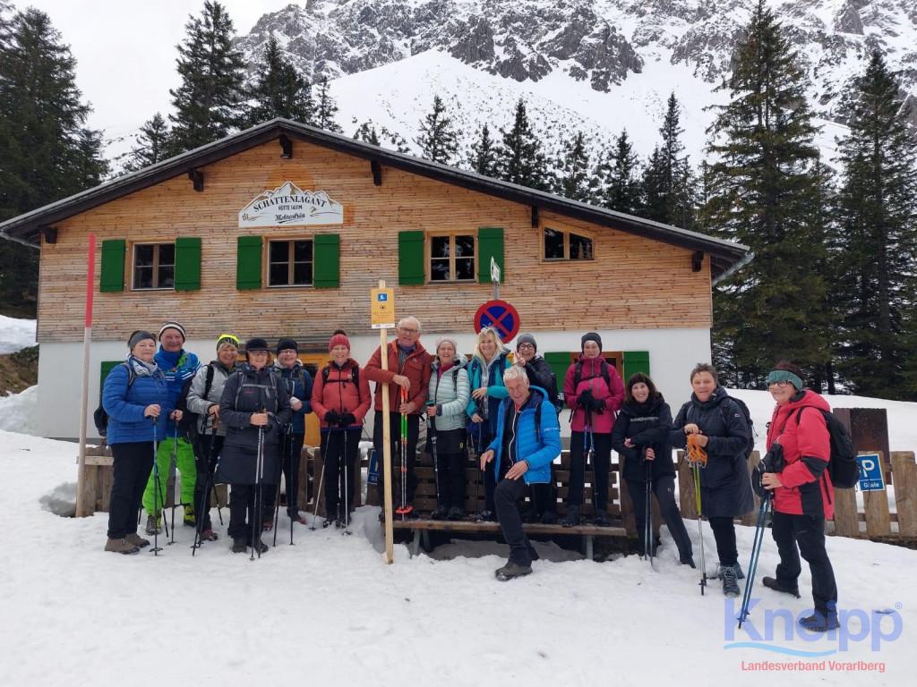 KAC Dornbirn - Winterwanderung zur Schattenlaganthütte