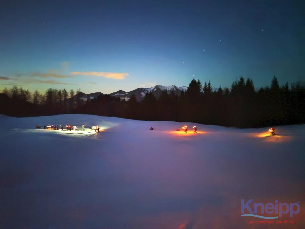 KAC Bludenz - Fackelwanderung im Winterwald