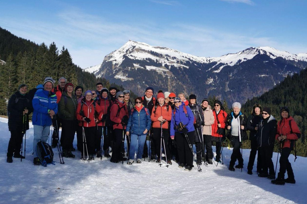 KAC Dornbirn - Winterwanderung zur Bergkristallhütte (Au)