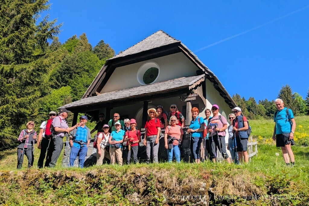 Frühjahrswanderung des Kneipp Aktiv-Clubs Dornbirn zum Rothenbachschrofen