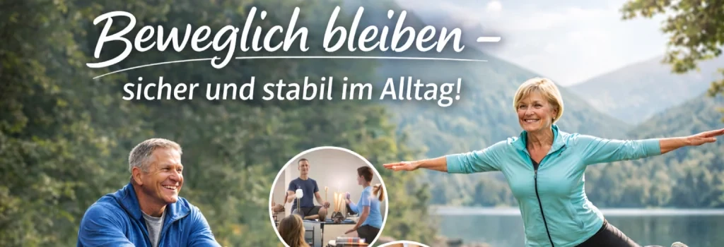 Beweglich bleiben – sicher, stabil und kraftvoll im Alltag